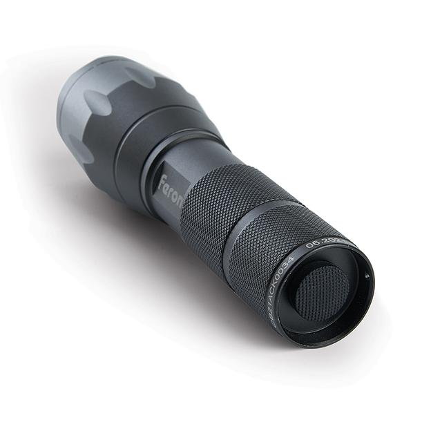 Фонарь светодиодный аккумуляторный USB ZOOM алюминий фото 2