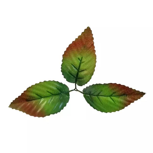 Лист тройной для розы трилистик 015-145 (712 шт/кг) фото 1