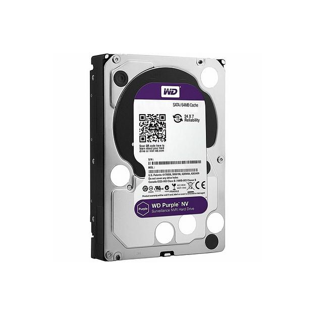 1TB WD Purple (WD10PURZ) {Serial ATA III, 5400- rpm, 64Mb, 3.5"} фото 1