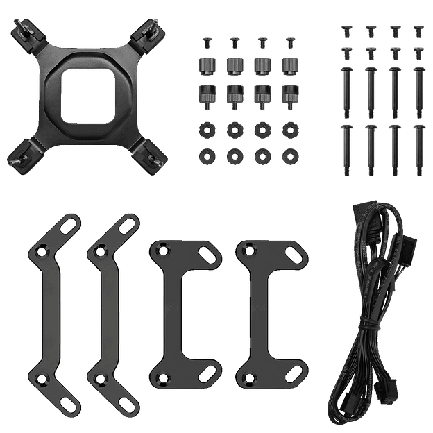 Система водяного охлаждения Deepcool Mystique 240 ARGB Soc-AM5/AM4/1151/1200/1700 черный 4-pin 36.49dB Al LCD 1543gr Ret (R-LX550-BKADSNC-G-1) фото 5