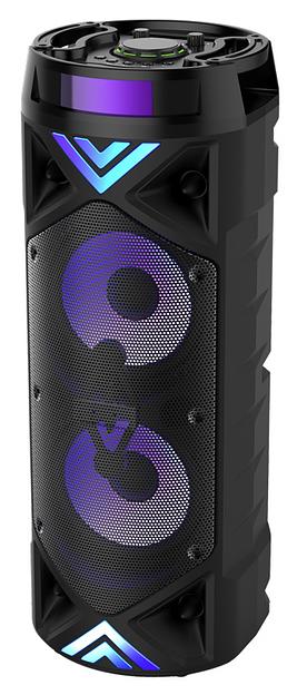 Минисистема Hyundai H-MC180 черный 80Вт/FM/USB/BT/SD/MMC фото 1