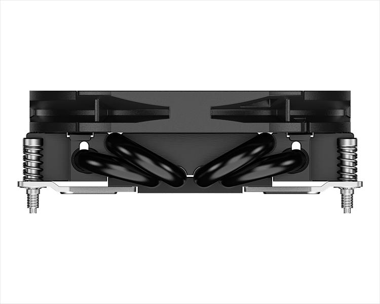 Cooler ID-Cooling IS-30A BLACK AM5/AM4 низкопрофильный высота 30mm ( TDP 100W, PWM, 4 тепл.трубки прямого контакта, FAN 92mm) BOX фото 2