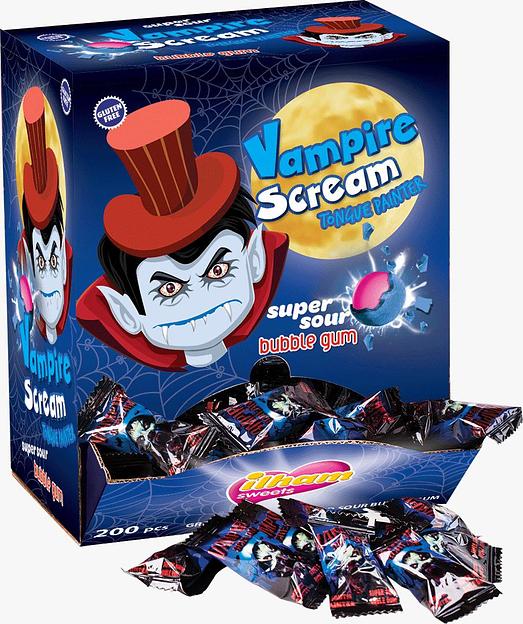 Жевательная резинка «Vampire Scream» ОПТ фото 1