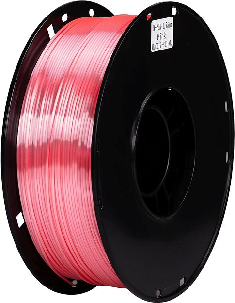 Пластик для принтера 3D Cactus CS-3D-PLA-1KG-S-PINK PLA SILK d1.75мм 1кг L326м 1цв. фото 1