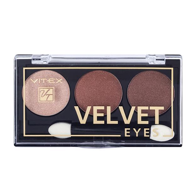 Витэкс velvet eyes компактные тени для век тон 06 terracotta фото 1
