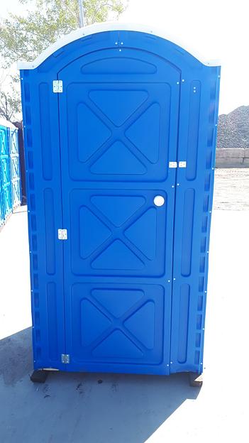 Туалетная пластиковая кабина «Эконом» с баком фото 3