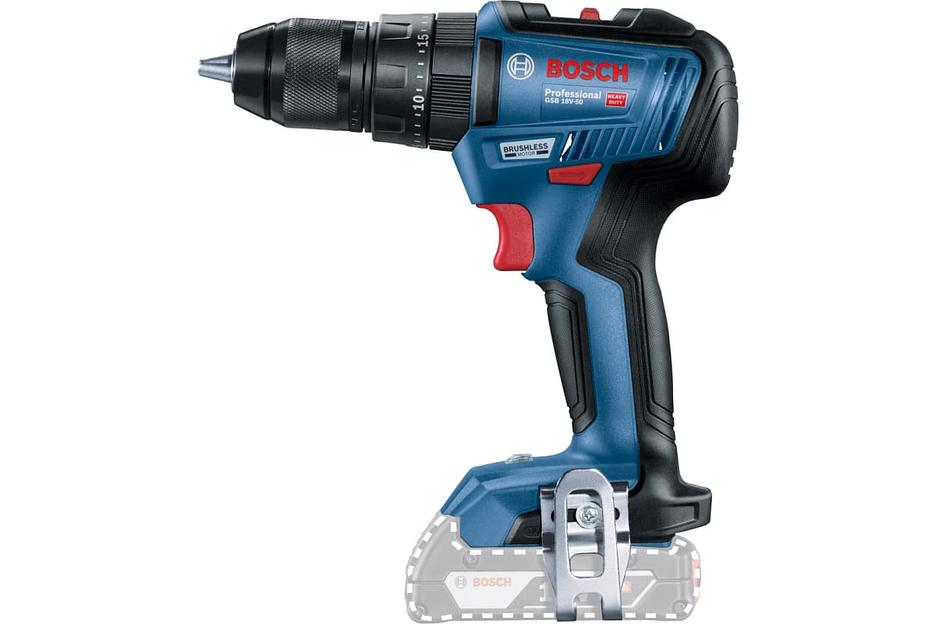 Дрель-шуруповерт аккумуляторная ударная Bosch GSB 18V-50 фото 2