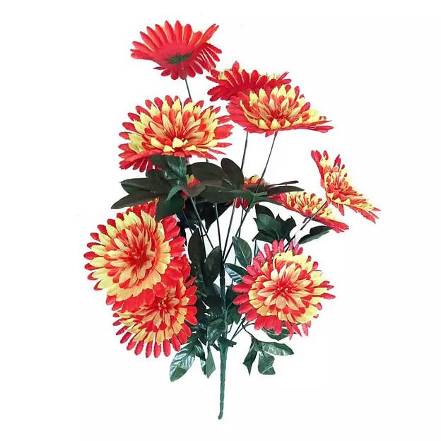 Букет с астрами 13 голов 80см 006-422 фото 2