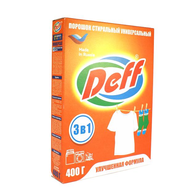 Стиральный порошок «DEFF-Универсал» для белого и цветного 400 г, опт фото 2