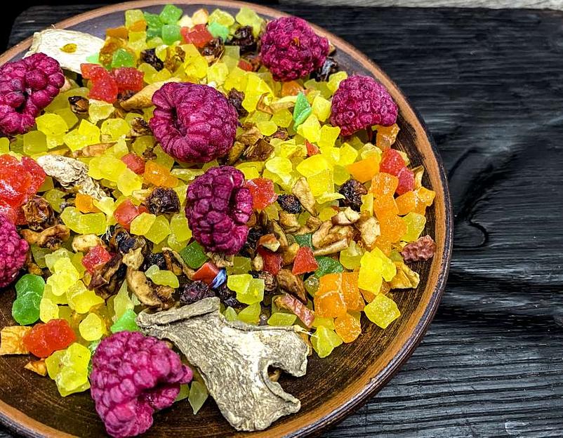 Авторский чай «Лесная малина с имбирём» ОПТ фото 3