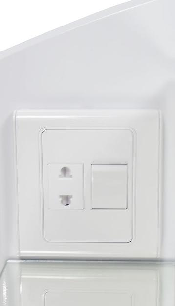 Зеркало-шкаф София 60 DORATIZ 2712.230, белый, левый с подсветкой фото 6