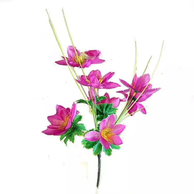 Букет с георгинами на 8 голов 32см 356-315 фото 2