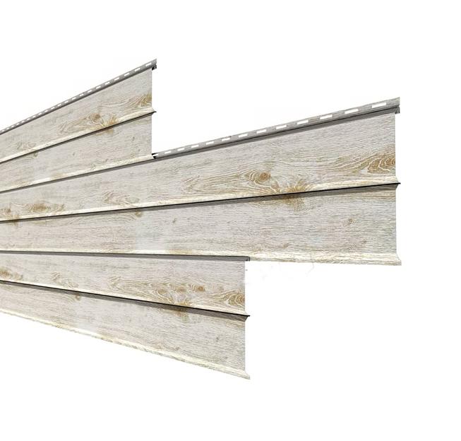 Стальной сайдинг XL-широкий, покрытие под дерево матовое ОПТ фото 1