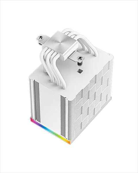 Кулер для процессора DEEPCOOL AK500 DIGITAL WH LGA20XX/1700/1200/115X/AM5/AM4 (9шт/кор, TDP 240W, PWM, Fan 120mm, 5 тепл. трубок, Copper Base, белый) RET (AK500 DIGITAL WH) фото 3