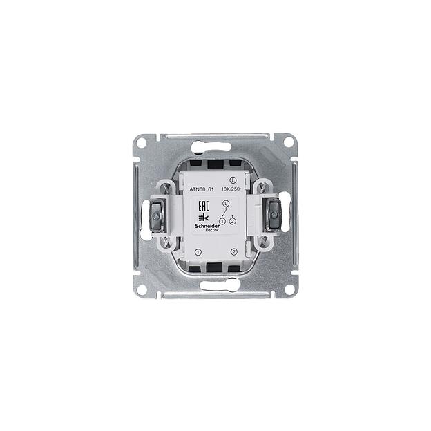 Systeme electric ATN000761 ATLASDESIGN 1-клавишный ПЕРЕКЛЮЧАТЕЛЬ, сх.6, 10АХ, механизм, ГРИФЕЛЬ фото 3
