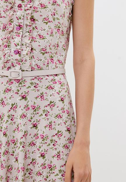 Платье-рубашка с цветочным принтом Elit by Ter-Hakobyan опт фото 4