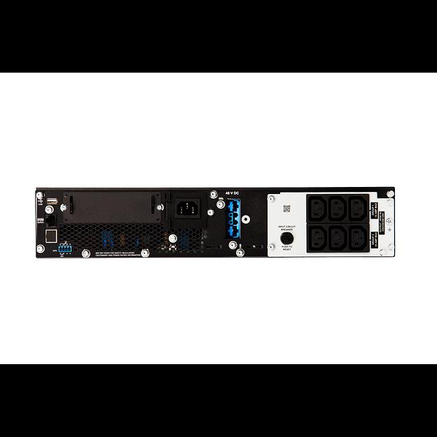 Источник бесперебойного питания Smart-UPS SRT 1.5 кВт / 1.5 ква, on-line, расширенное время работы, черный, высота в стойке 2U, с программным обеспечением PowerChute Business Edition, интерфейсный порт RJ-45 Serial, Smart-Slot, USB, (6) IEC 320 C13 APC by фото 4