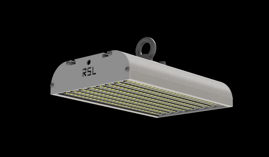 Светодиодный светильник RSL-Industrial-D-27-T крепление на трос КСС 120 фото 1