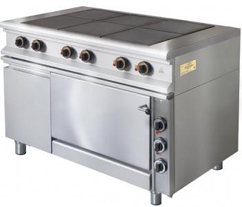 Плита 6 конфорочная 900 серии Итерма (Iterma) пкэ-6пр-1475/850/860-64 фото 1