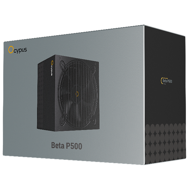 Блок питания 500W Ocypus Beta P500 BK (ATX, APFC, 20+4 pin, 120mm fan, PCI-E 6+2Px2, 3xSATA) (Beta-P500-N1HDBK024X-EU) фото 2