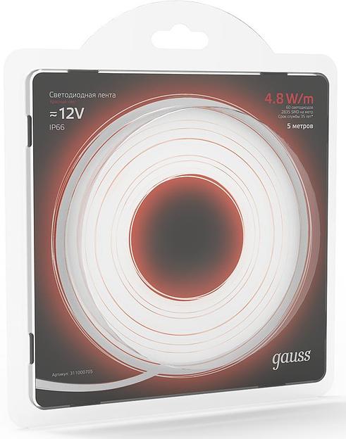 Лента светодиод. Gauss SMD 5м (311000705) фото 4