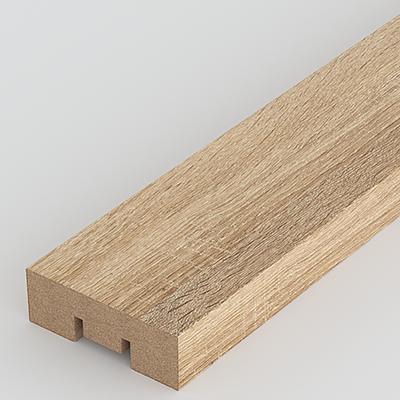 Интерьерная рейка МДФ STELLA «Бриона» дуб сонома, 16х40х2700 мм (упаковка 8 шт) ОПТ фото 3