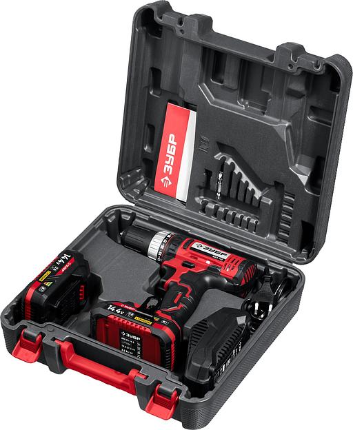 Дрель-шуруповёрт Зубр ДШЛ-145-22 14,4В 2 АКБ 2 А/ч в кейсе ОПТ фото 5