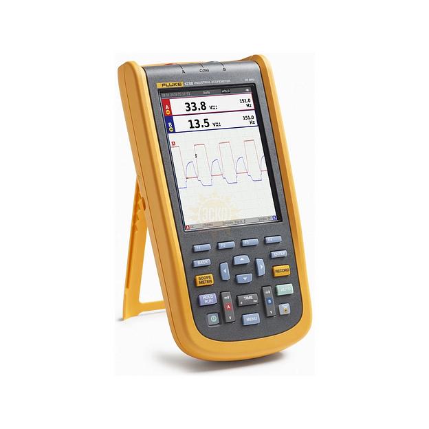 Промышленный портативный осциллограф (20 МГц) Fluke 123B (базовый комплект), опт фото 1