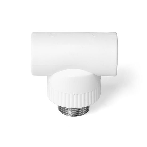 Тройник комбинированный НР Белый 32-1/2 фото 4