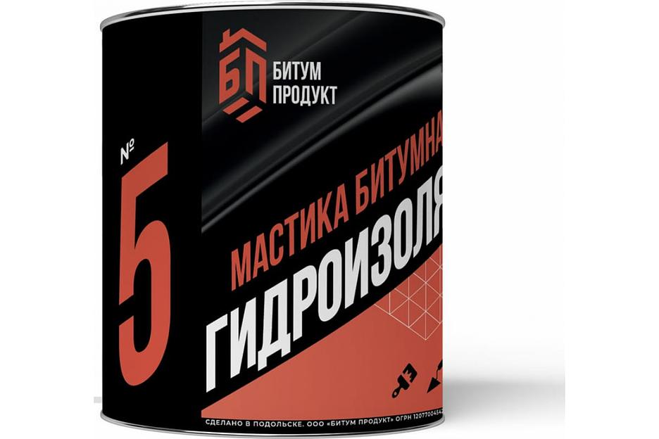 Мастика битумная гидроизоляционная, 2 кг фото 1