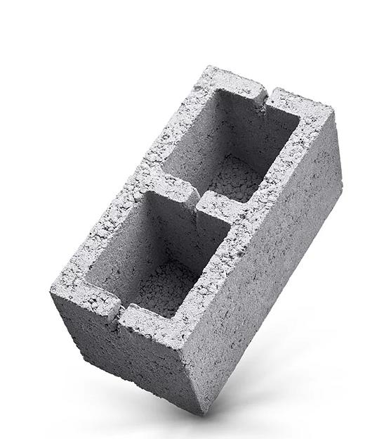 Керамзитобетонный блок «Двухпустотный» 12 см фото 1