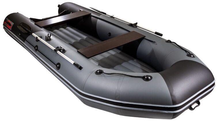 Лодка Таймень NX 3800 НДНД PRO, 3800*1680*465 мм., цвет: графит-черный фото 1