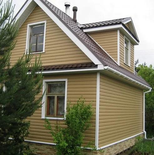 Сайдинг-панель «Корабельный брус» бежевый опт фото 3