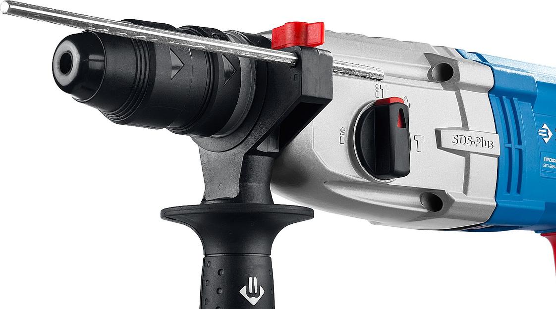 Перфоратор SDS-plus с металлическим редуктором Зубр серия «Профессионал» ЗП-28-800 КМ ОПТ фото 3