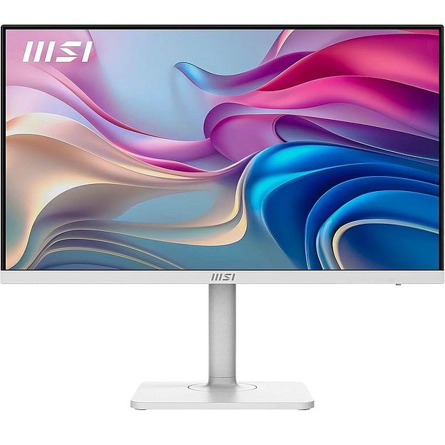 Монитор 27" MSI Modern MD272UPHW White (IPS, 3840x2160, HDMI+HDMI+DP+Type C, 4 ms, 178°/178°, 300 cd/m, 1000:1, 60Hz, Spk, Pivot) фото 1