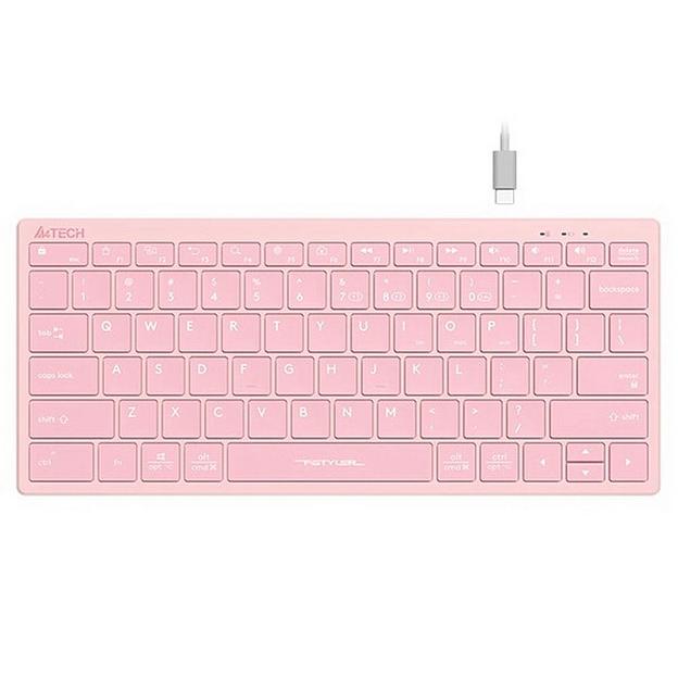 Клавиатура A4Tech Fstyler FBX51C розовый USB беспроводная BT/Radio slim Multimedia фото 1