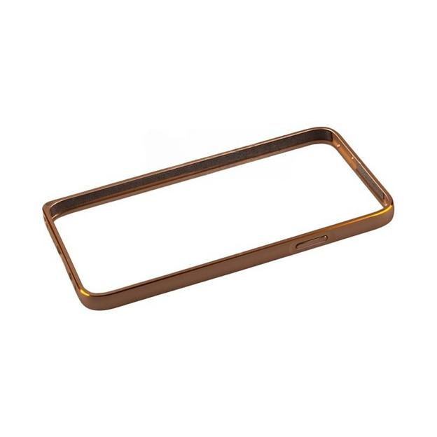 Бампер для Samsung Galaxy A3 металл (золотой) ОПТ фото 2