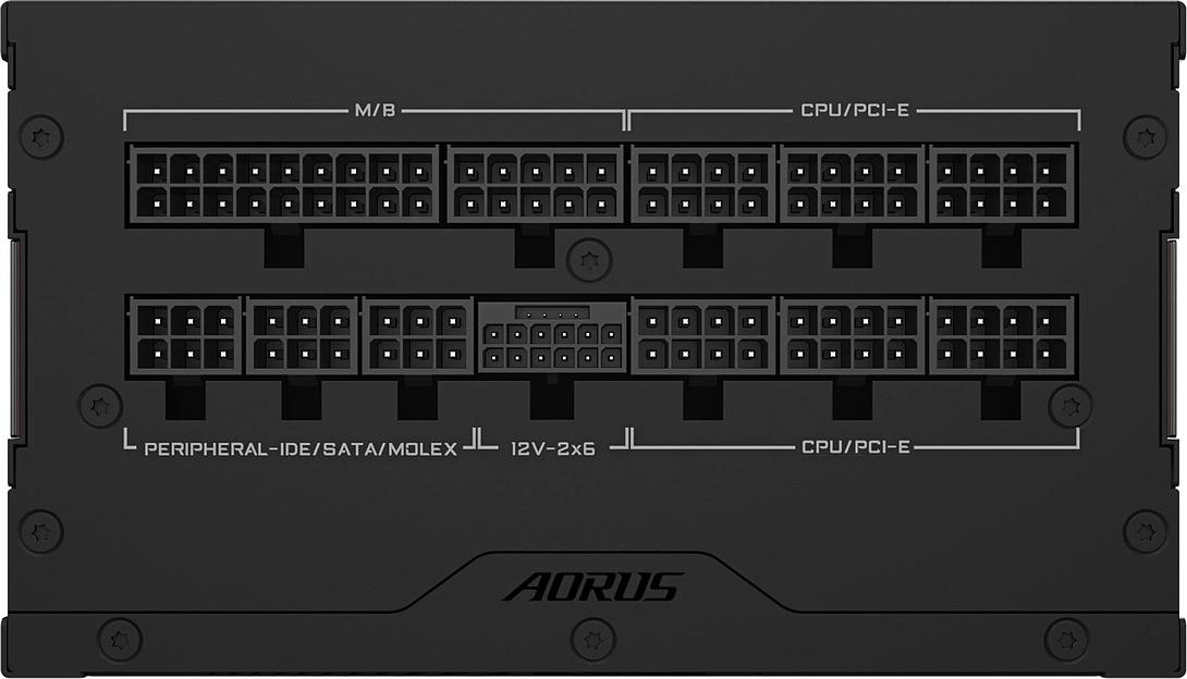 Блок питания Gigabyte ATX 850W AORUS ELITE GP-AE850PM PG5 Gen.5 80+ platinum (20+4pin) APFC 120mm fan 16xSATA Cab Manag RTL фото 6
