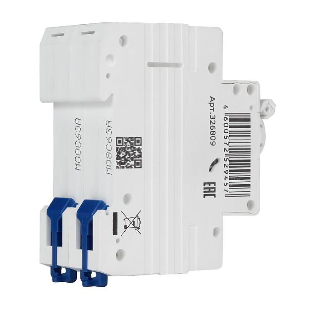 Выключатель автоматический модульный OptiDin BM63-2C63-4.5-УХЛ3 КЭАЗ 326809 фото 4