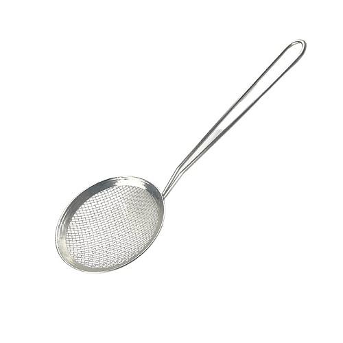 Шумовка 350 мм. d=140 мм. нерж. мелкая сетка MGsteel /1/ фото 1