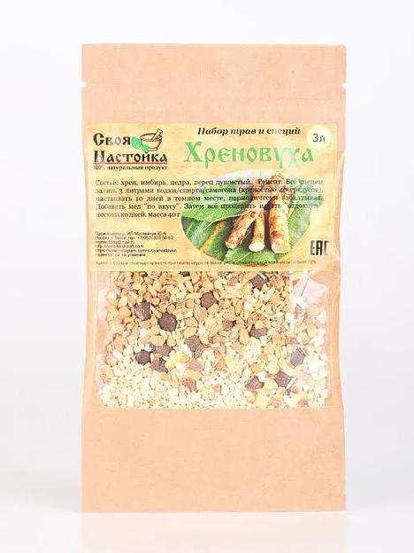 Набор трав и специй для настаивания самогона Своя Настойка «Хреновуха» 40 г ОПТ фото 1