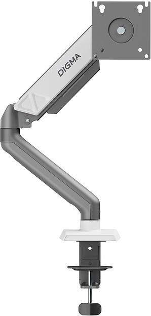 Кронштейн для мониторов ЖК Digma D-MM101 серый 17"-32" макс.9кг крепление к столешнице поворот и наклон фото 4