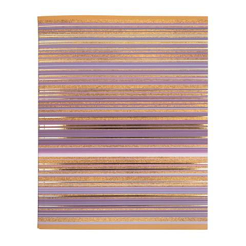 Тетрадь общая на скобе А5, 96 л., клетка, Линии, сиреневый, SVT_960821_01, SVETOCH фото 1