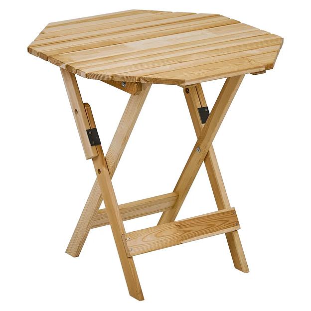 Стол складной, деревянный для сада и дачи, 70х70 см, Сансет, опт фото 1