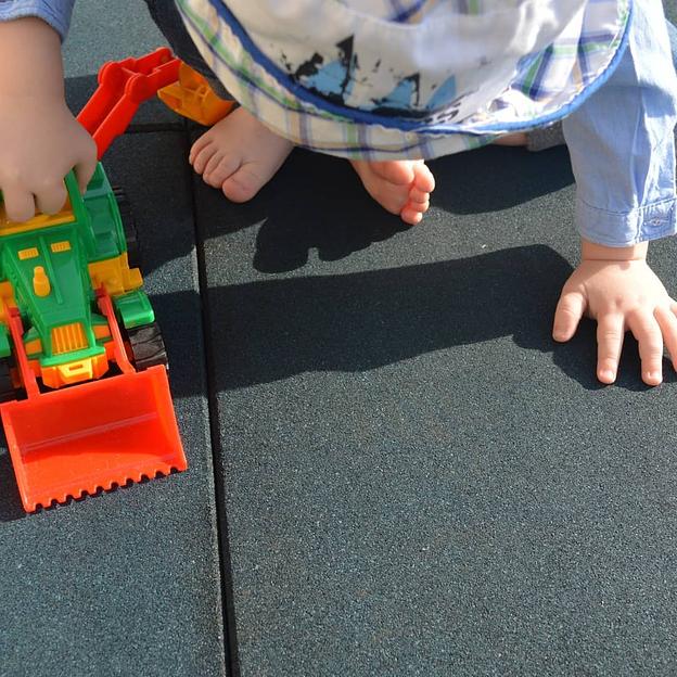 Плитка резиновая «Ласточкин хвост» 240х240х25 мм жёлтый, оранжевый ОПТ фото 6