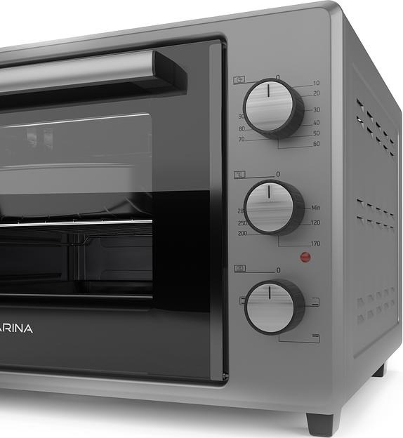 Мини-печь Darina UB NDE 37 701 Gr 37л. 1400Вт серый фото 5