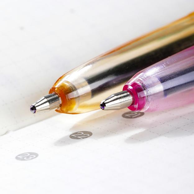 Ручка шариков. Deli P1-Macaron EQ6C-BL ассорти/прозрачный d=0.7мм син. черн. фото 2