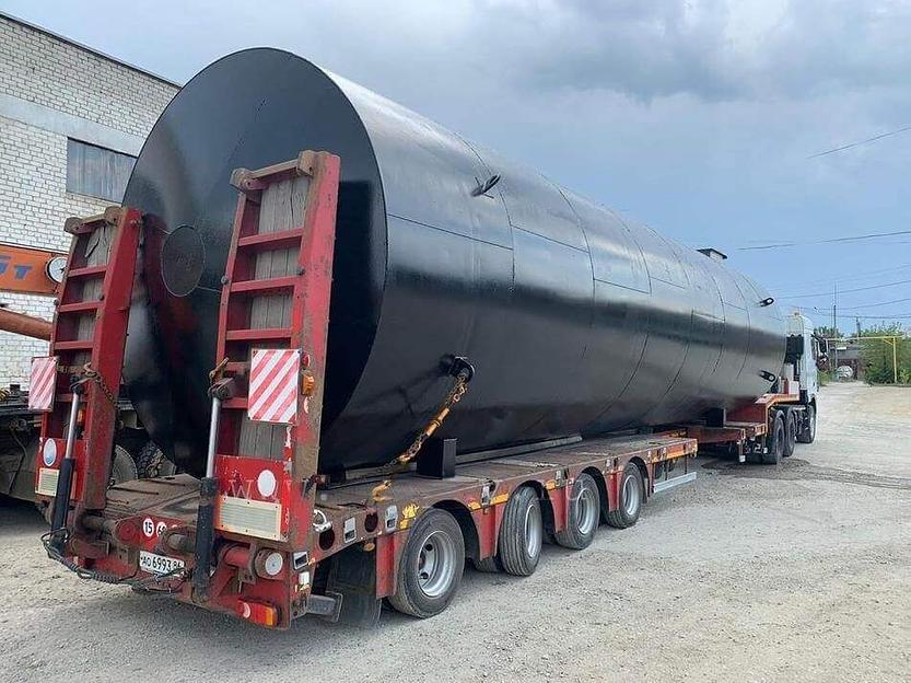 Резервуар горизонтальный стальной подземный РГСп-90 фото 1