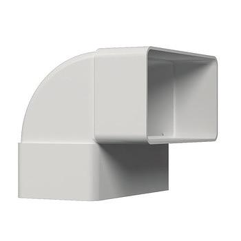 Колено вертикальное плоское Эра КВП - 612КВП - 60х120 мм фото 1