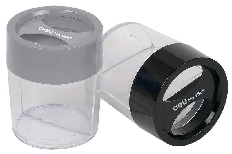 Скрепочница Deli E9881 магнитная прозрачный картонная коробка фото 1